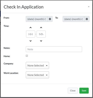 Activ8 Check-In Application
