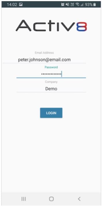 Activ8 Mobile Log In