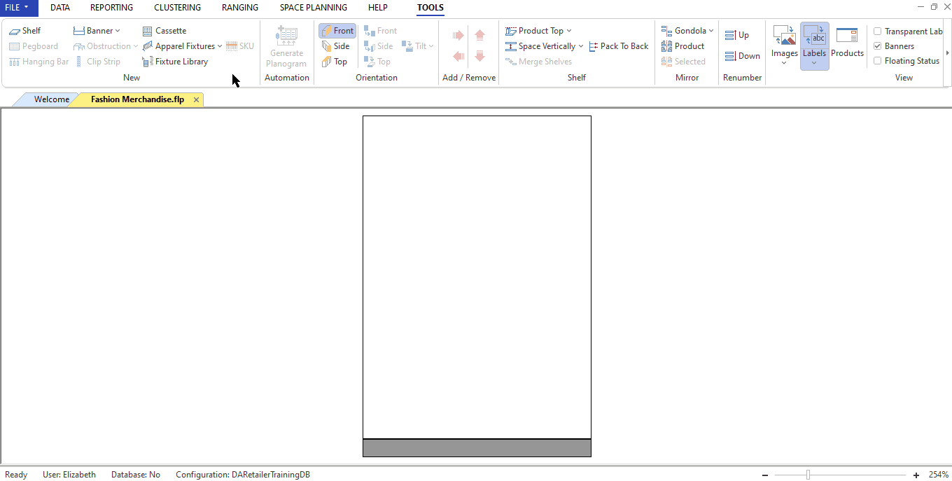 Adding A Single Bar In DotActiv Software