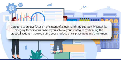 Category tactics focus on how you achieve your merchandising strategies