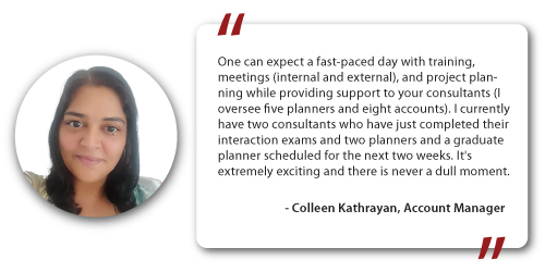 Colleen Kathrayan Quote On Working As An Account Manager At DotActiv