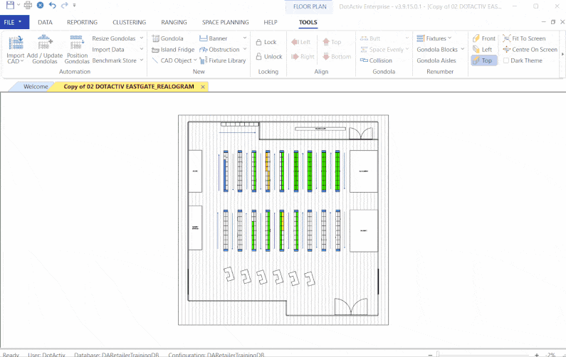 DotActiv Floor Plan Analysis Grid