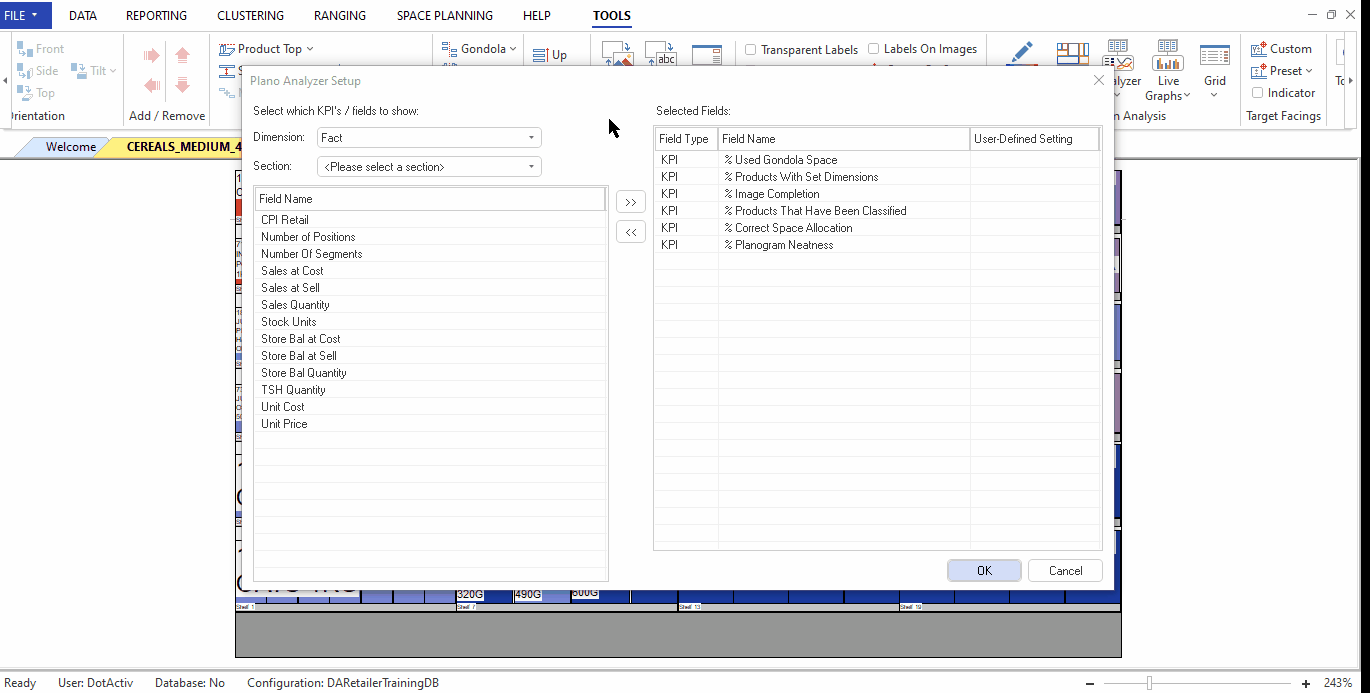 DotActiv Software Plano Analyzer Setup