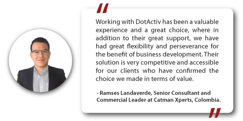 Ramses Landaverde on DotActivs Partner Program