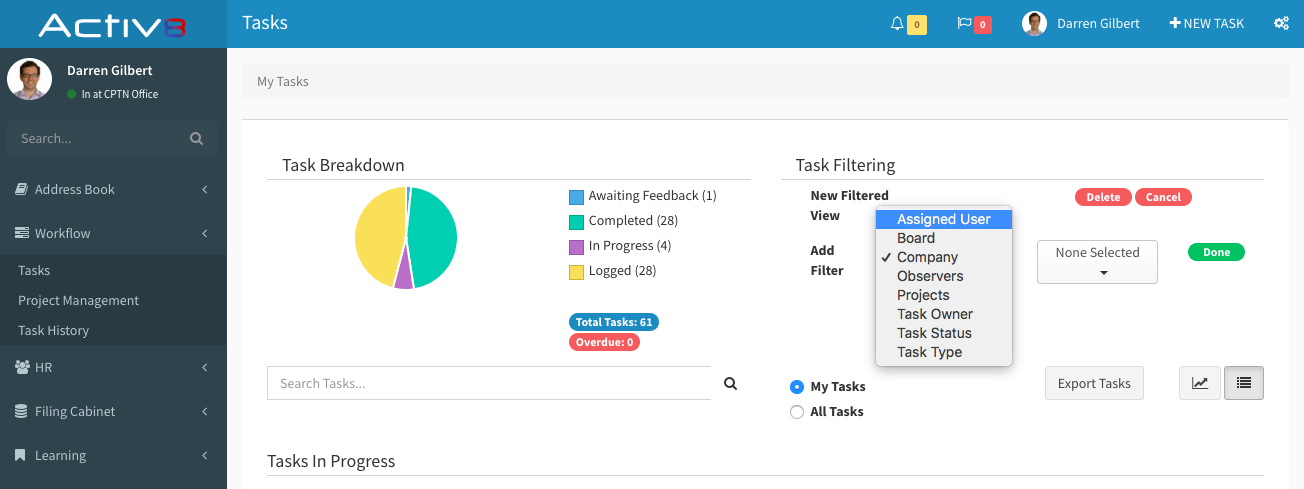 Task Filter